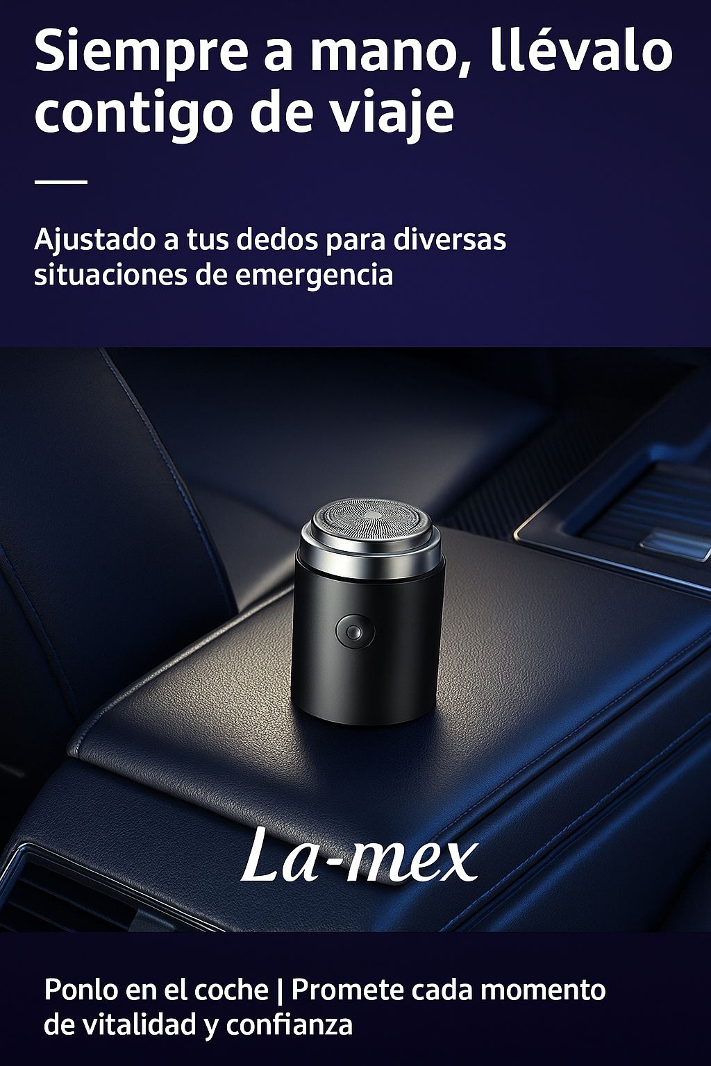 Afeitadora portátil de gama alta con batería de larga duración